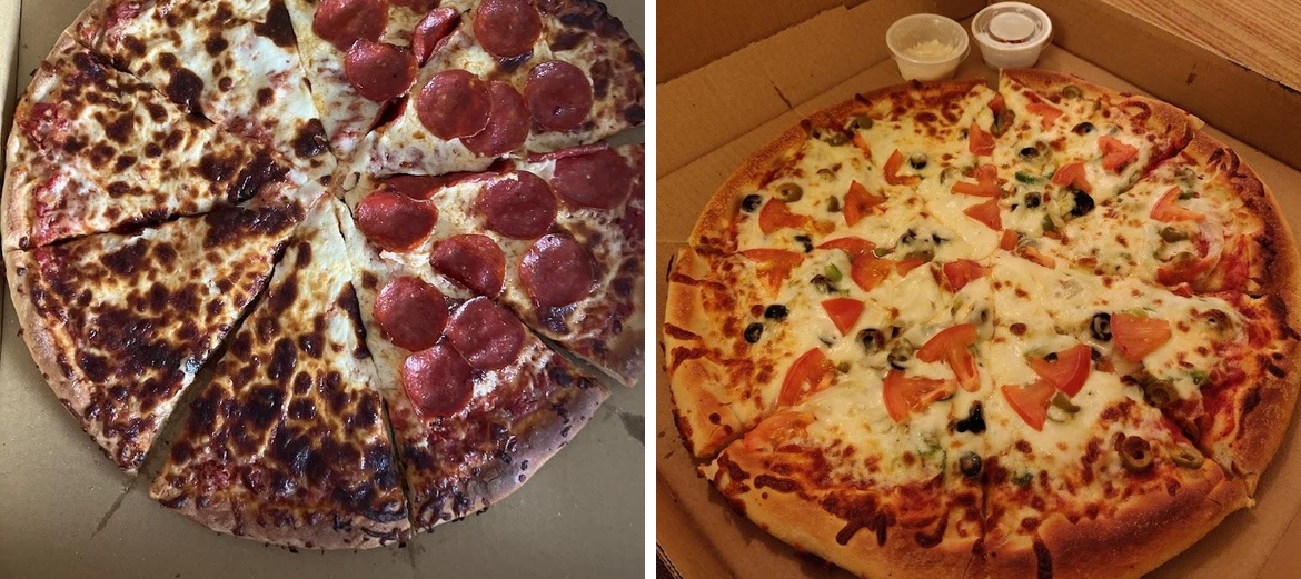 Pizza On Your Wheels Menu